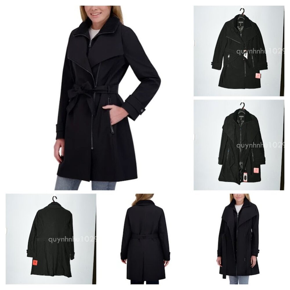 Halston Women's Belted Trench Coat